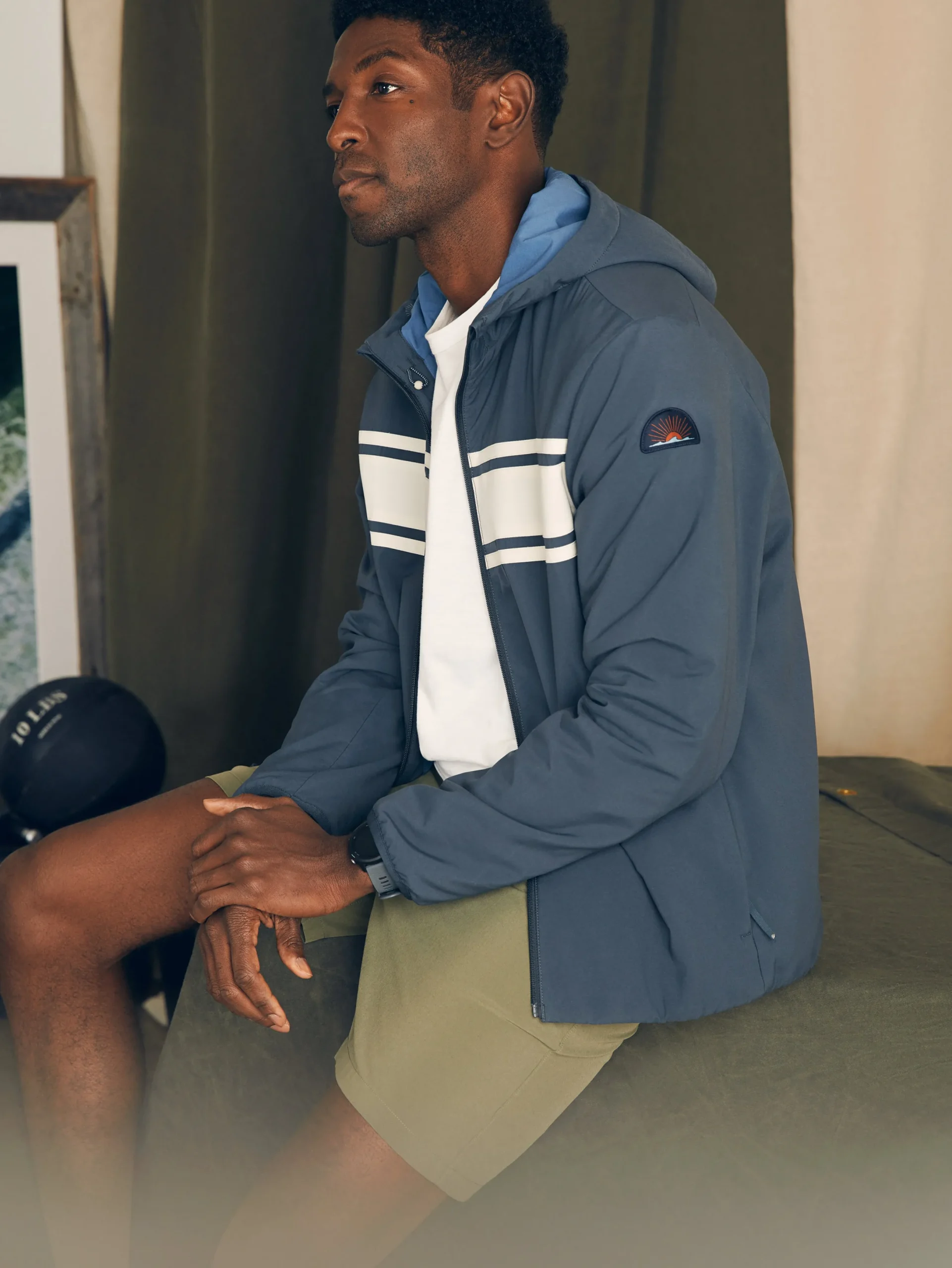 Faherty Brand Shorelite Surf Stripe Jacket -