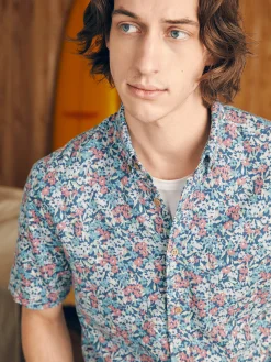 Faherty Brand Short-Sleeve Breeze Shirt -