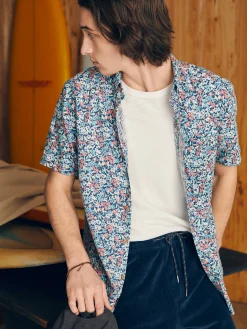 Faherty Brand Short-Sleeve Breeze Shirt -