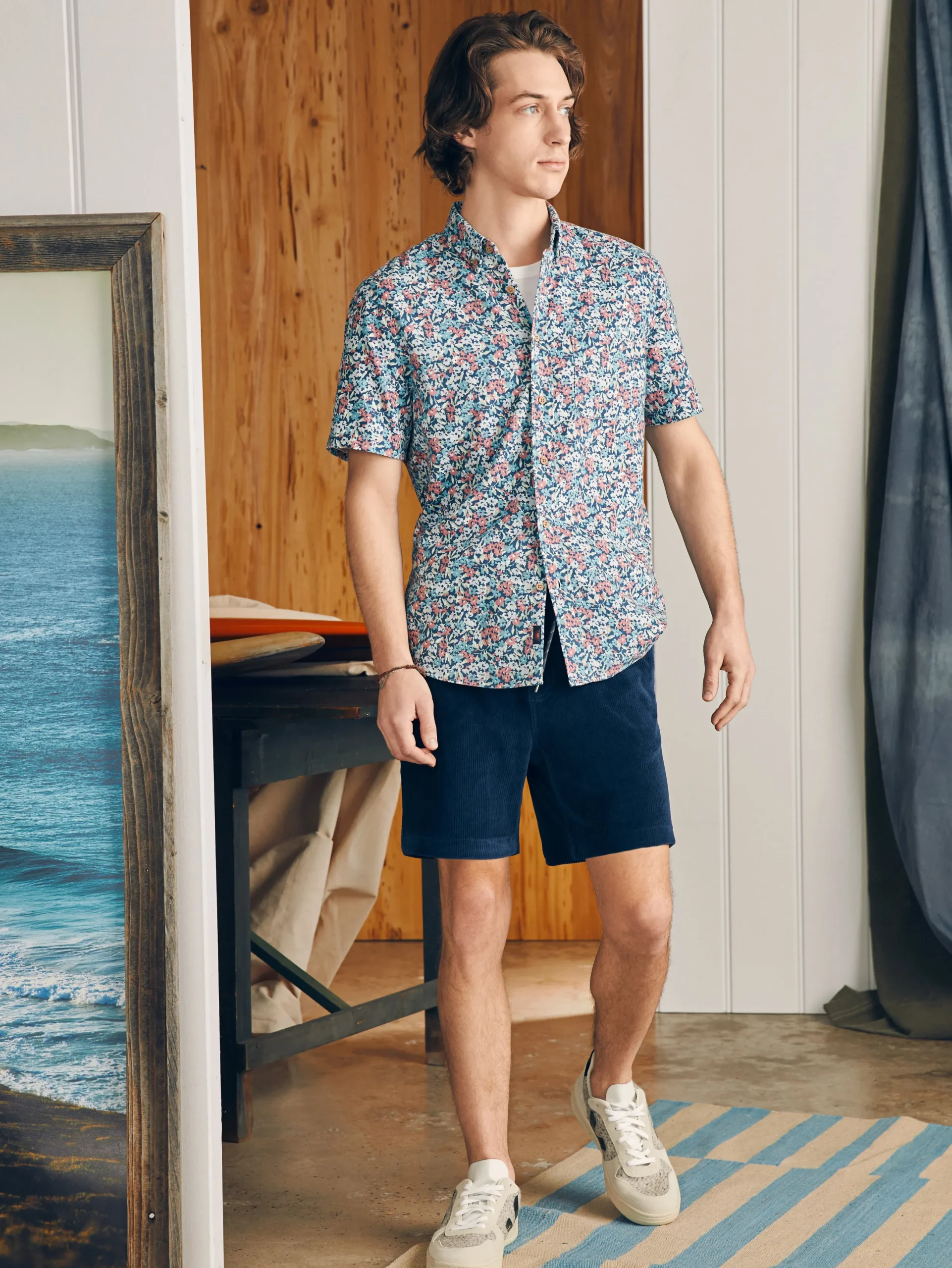 Faherty Brand Short-Sleeve Breeze Shirt -