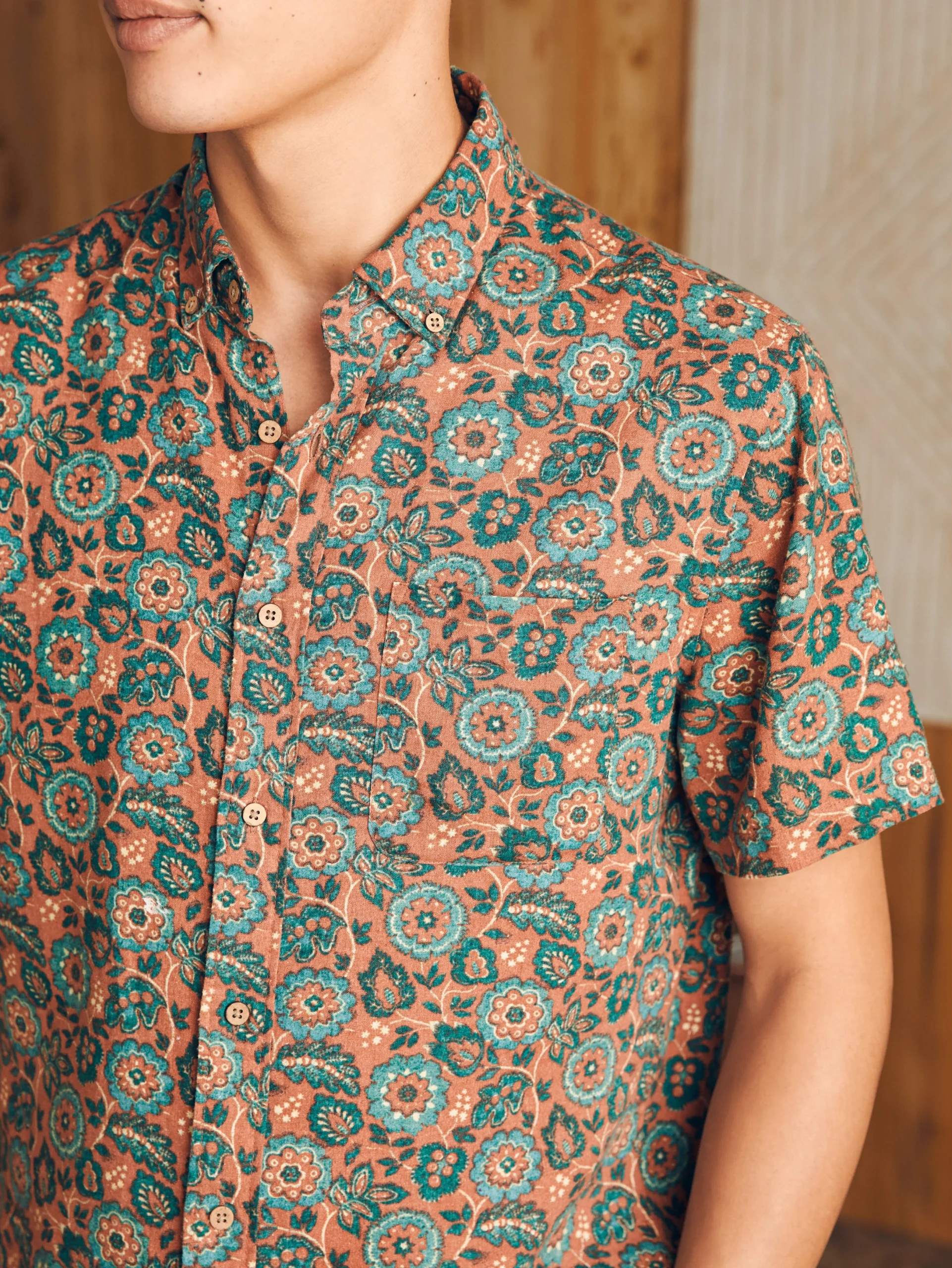 Faherty Brand Short-Sleeve Breeze Shirt -