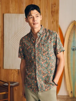 Faherty Brand Short-Sleeve Breeze Shirt -