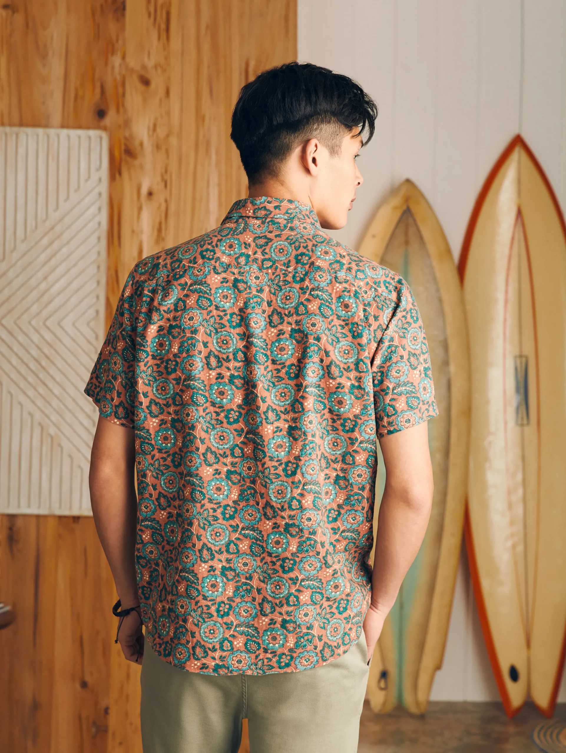 Faherty Brand Short-Sleeve Breeze Shirt -