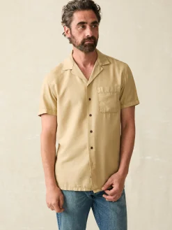 Faherty Brand Short-Sleeve Getaway Camp Shirt -