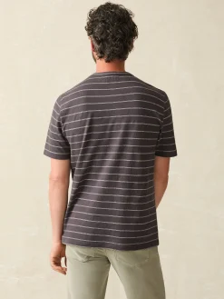 Faherty Brand Short-Sleeve Hemp Blend Tee -