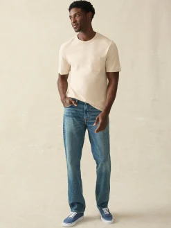 Faherty Brand Short-Sleeve Hemp Blend Tee -