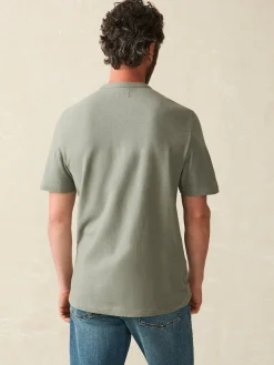 Faherty Brand Short-Sleeve Hemp Blend Tee -