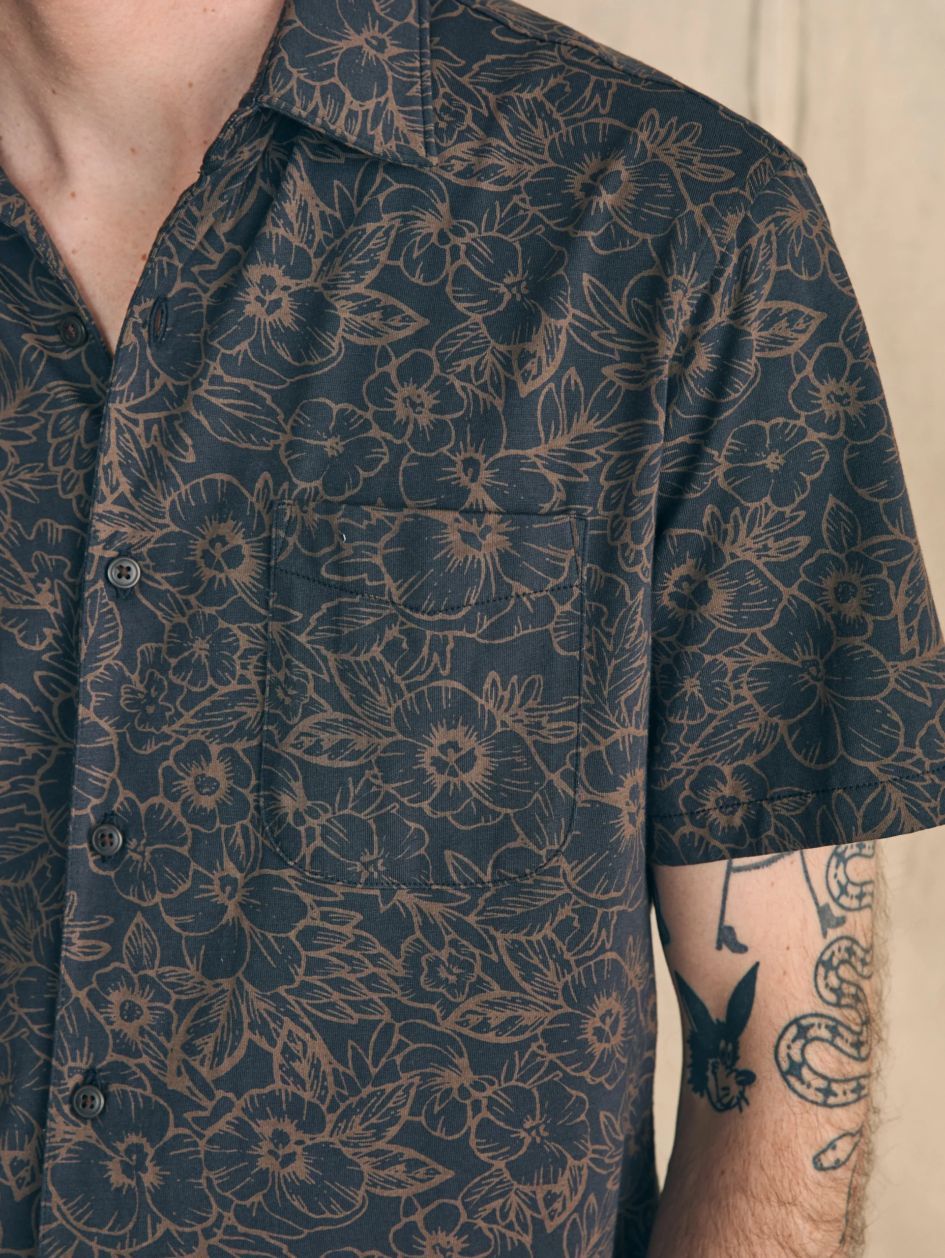 Faherty Brand Short-Sleeve Hermosa Knit Shirt -