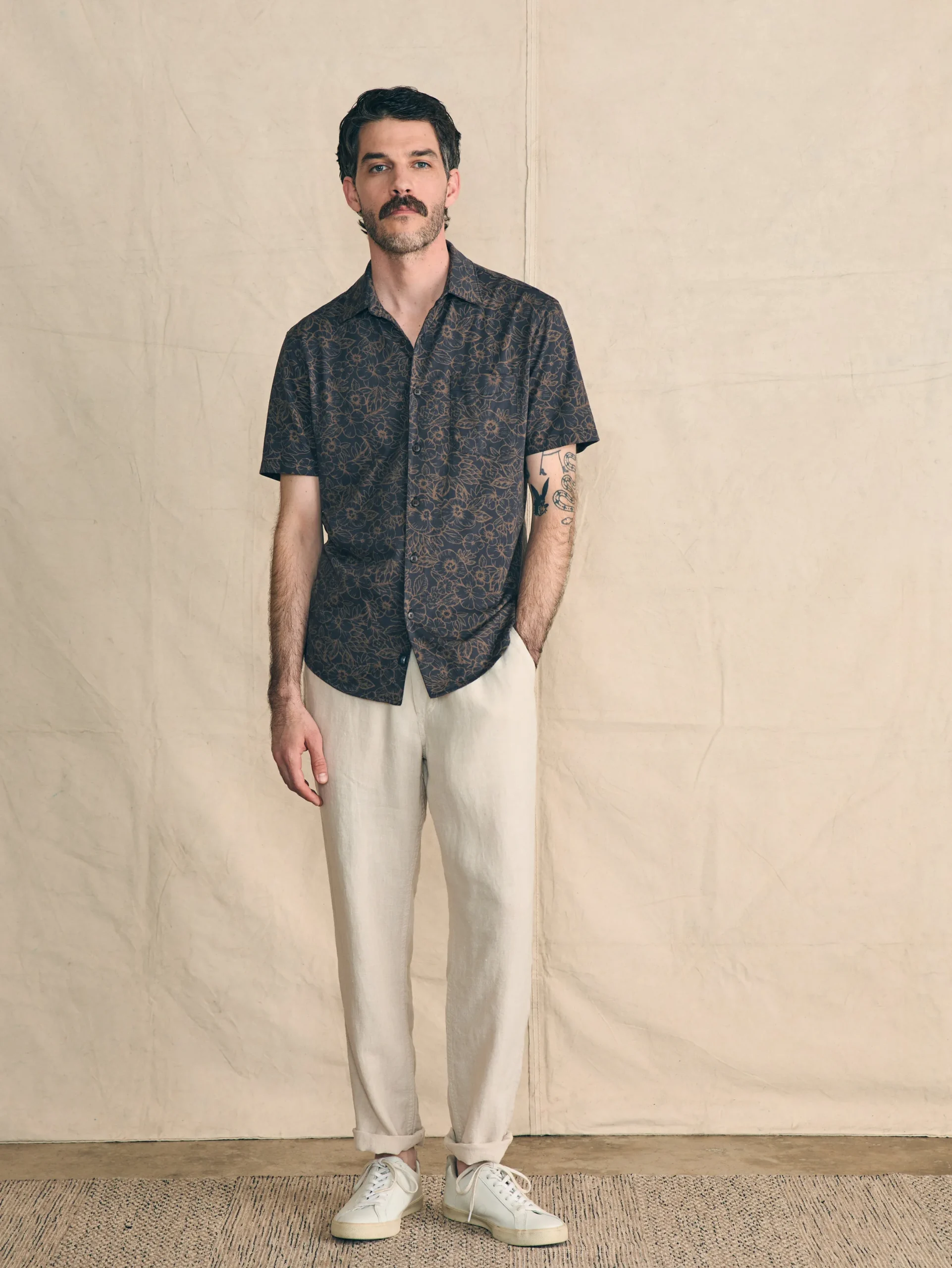 Faherty Brand Short-Sleeve Hermosa Knit Shirt -