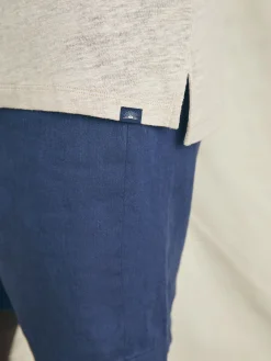 Faherty Brand Short-Sleeve Linen Polo -
