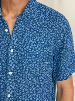 Faherty Brand Short-Sleeve Palma Linen Shirt -