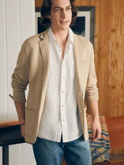 Faherty Brand Short-Sleeve Palma Linen Shirt -