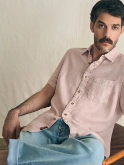 Faherty Brand Short-Sleeve Palma Linen Shirt -