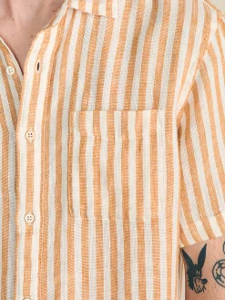 Faherty Brand Short-Sleeve Palma Linen Shirt -