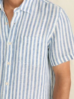 Faherty Brand Short-Sleeve Palma Linen Shirt -