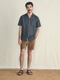 Faherty Brand Short-Sleeve Palma Linen Shirt -