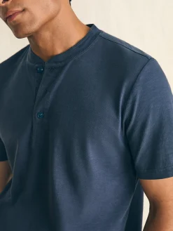 Faherty Brand Short-Sleeve Sunwashed Henley -
