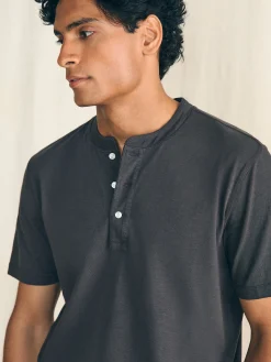 Faherty Brand Short-Sleeve Sunwashed Henley -