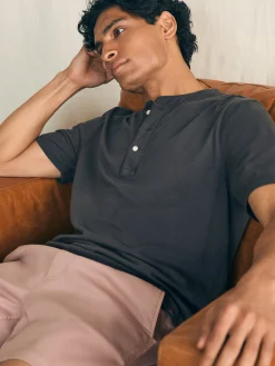 Faherty Brand Short-Sleeve Sunwashed Henley -
