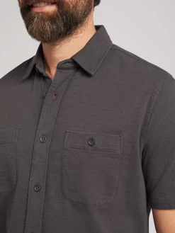 Faherty Brand Short-Sleeve Sunwashed Knit Shirt (Tall) -