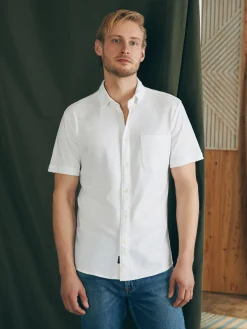 Faherty Brand Short-Sleeve Sunwashed Knit Shirt (Single Pocket) (Tall) -