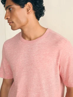 Faherty Brand Short-Sleeve Vintage Chambray Tee -
