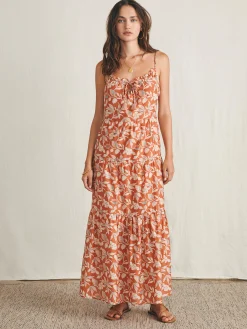Women Faherty Brand Silk Blend Sun Chaser Maxi Dress -