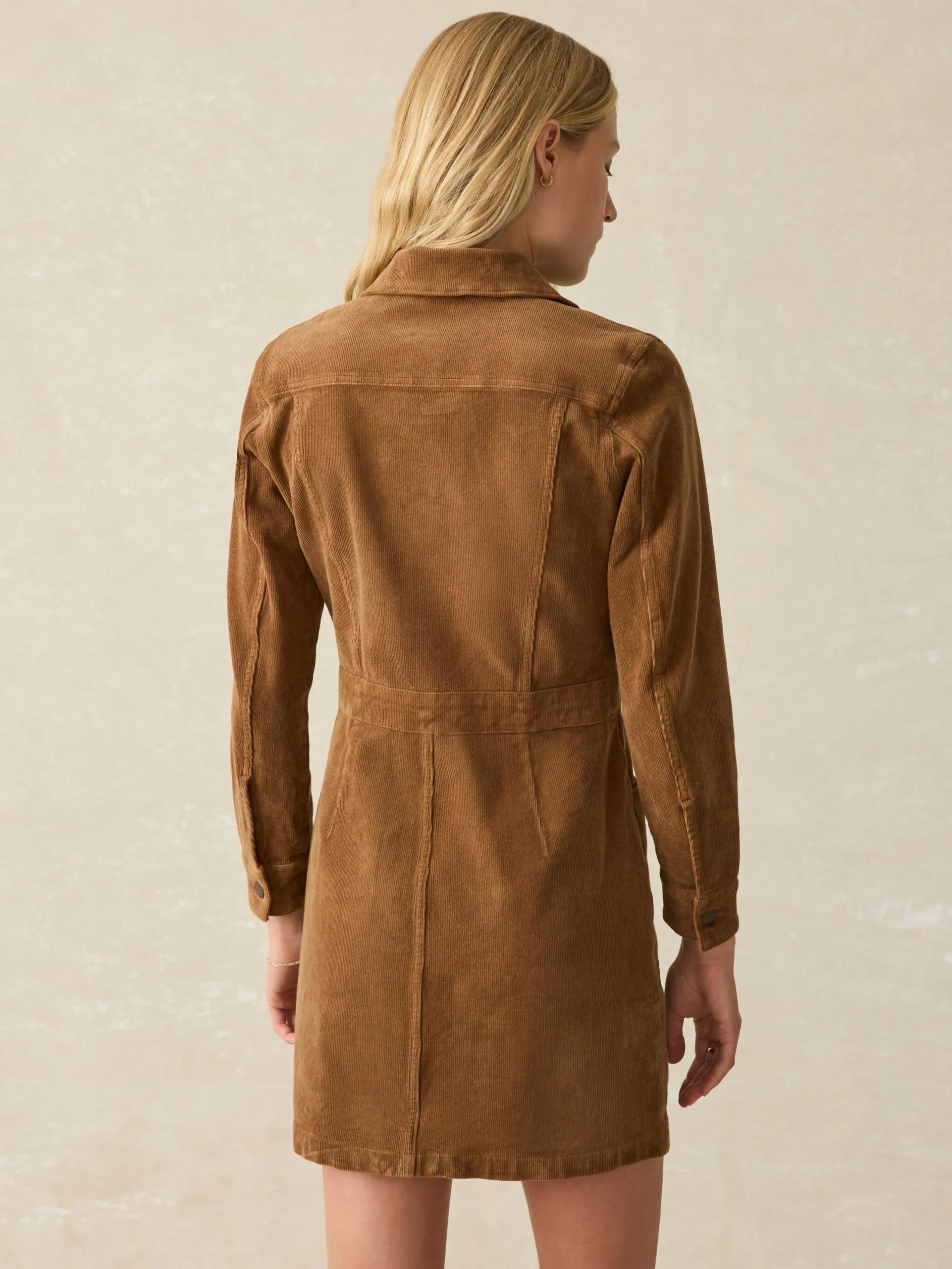 Women Faherty Brand Softstretch Cord Michelle Dress -