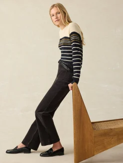 Women Faherty Brand Softstretch Cord Patch Pocket Pant -