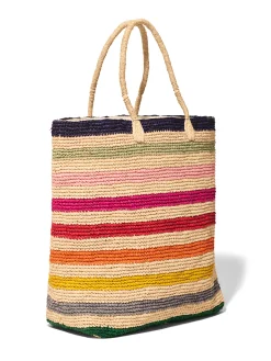 Women Faherty Brand Soleil Straw Tote -
