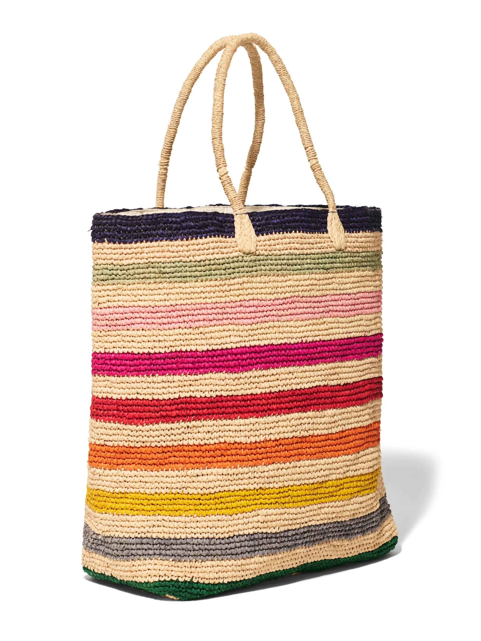 Women Faherty Brand Soleil Straw Tote -