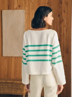 Women Faherty Brand Sport Jersey Long-Sleeve Tee -