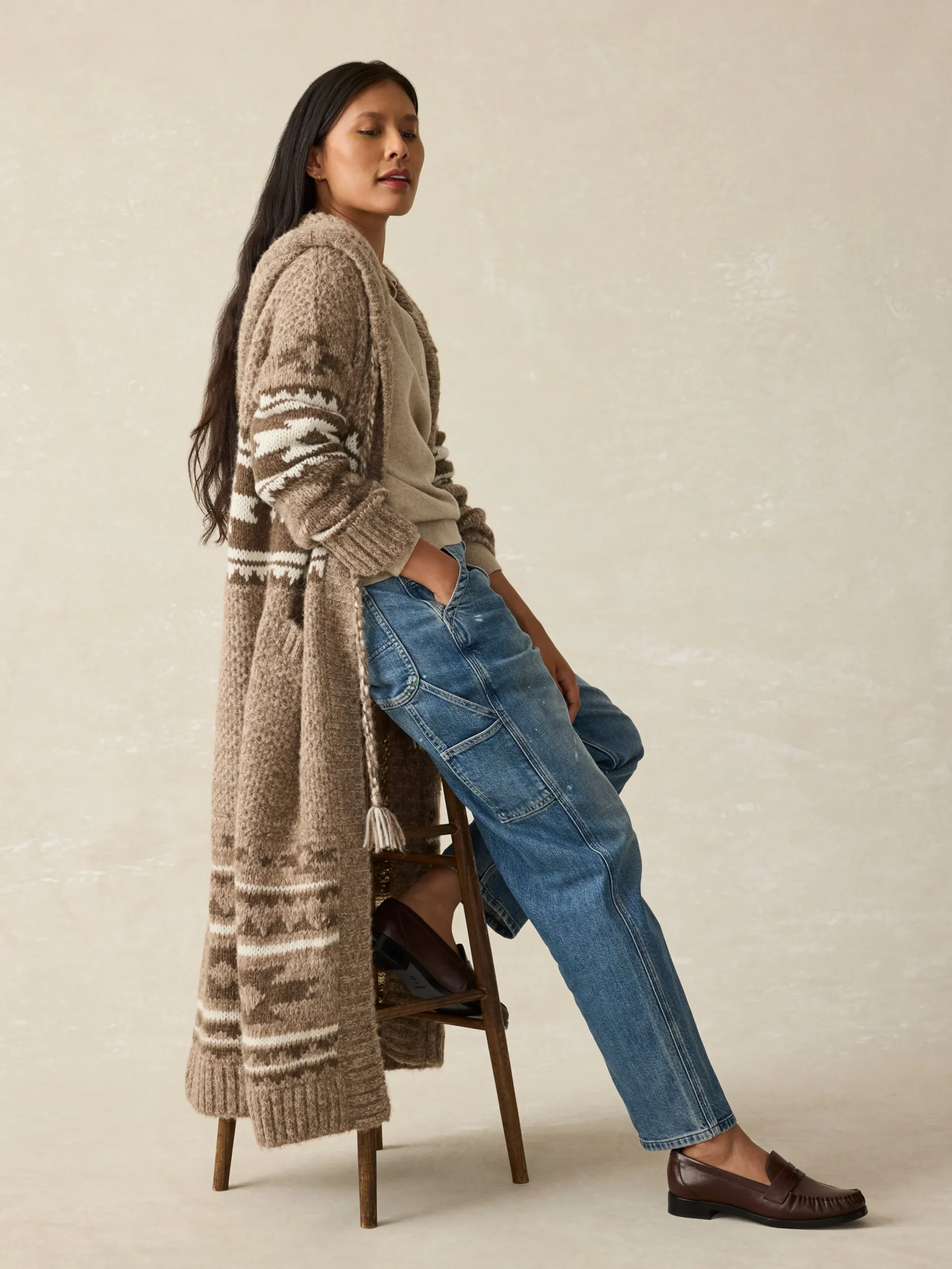 Women Faherty Brand Steven Paul Judd Chahtah Hooded Duster -