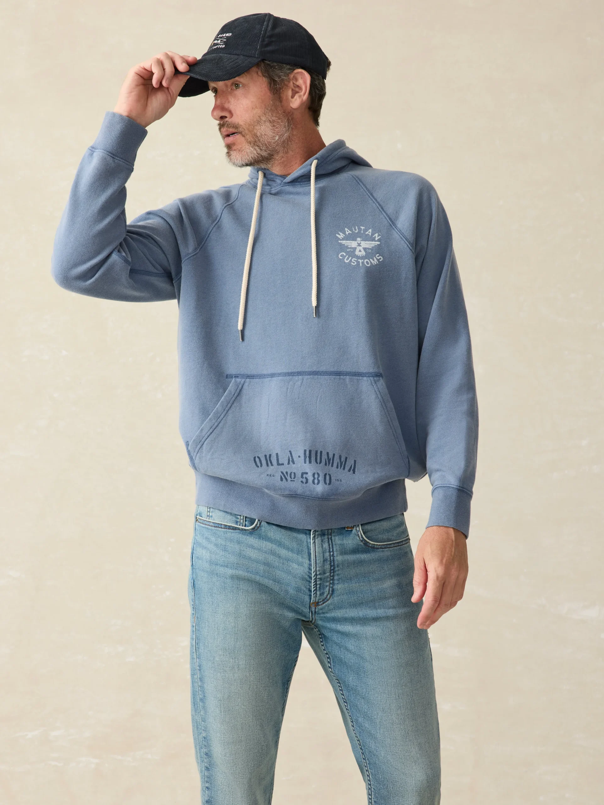 Faherty Brand Steven Paul Judd Fleece Hoodie -