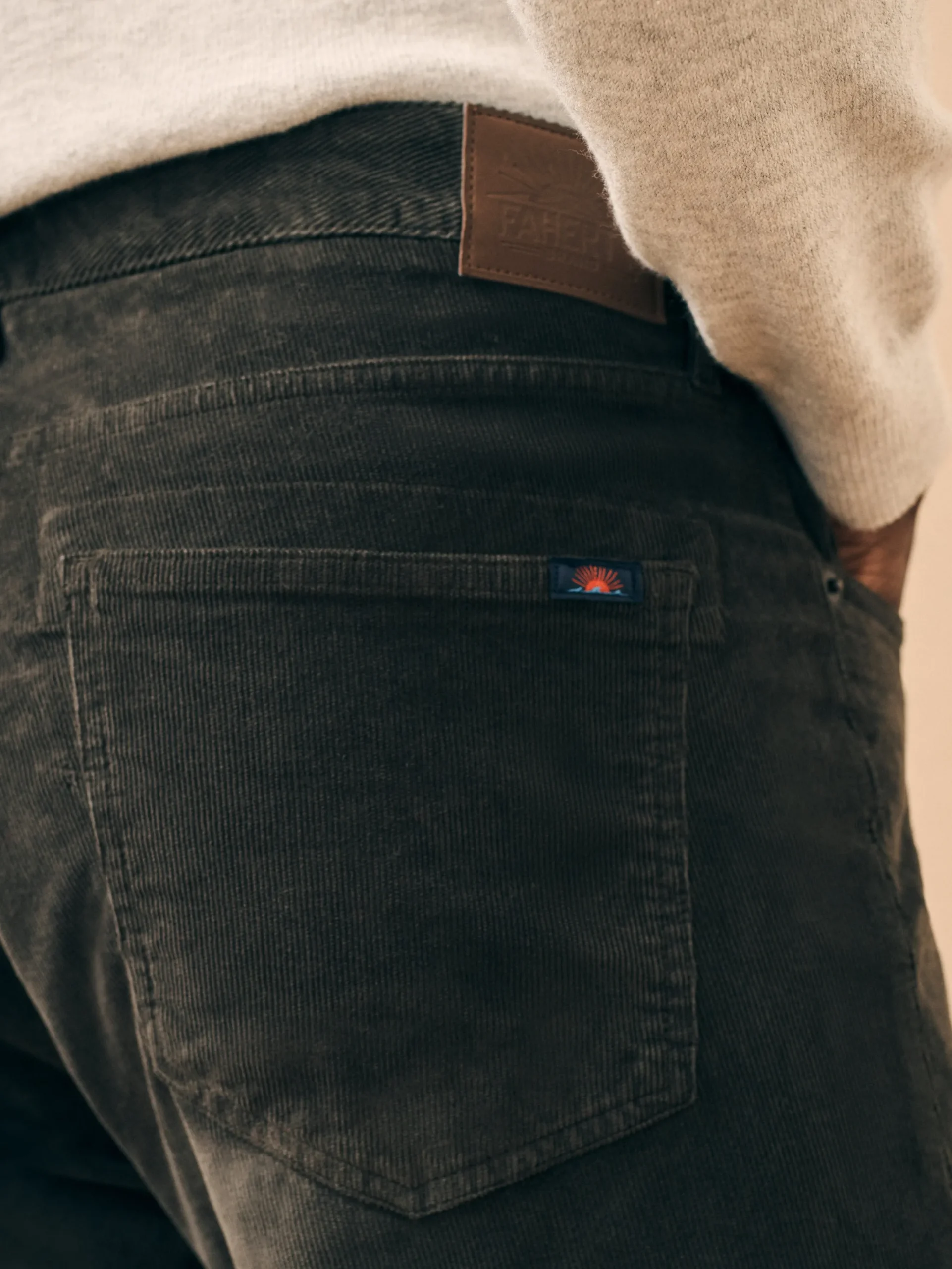 Faherty Brand Stretch Corduroy 5-Pocket Pant (32" Inseam) -