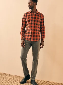 Faherty Brand Stretch Corduroy Work Shirt -