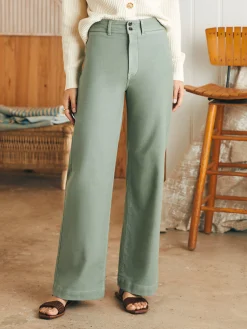 Women Faherty Brand Stretch Terry Harbor Pant -