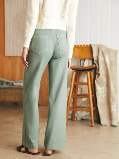 Women Faherty Brand Stretch Terry Harbor Pant -
