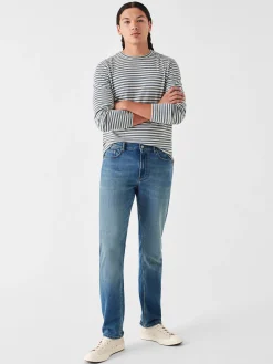 Faherty Brand Stretch Terry Indigo 5-Pocket Pant (32" Inseam) -