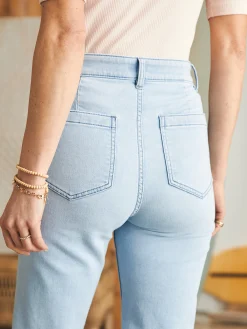 Women Faherty Brand Stretch Terry Patch Pocket Pant -