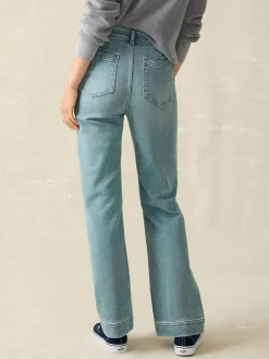 Women Faherty Brand Stretch Terry Patch Pocket Pant -