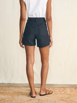 Women Faherty Brand Stretch Terry Patch Pocket Short -