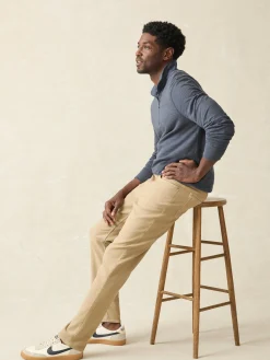 Faherty Brand Stretch Terry 5-Pocket Athletic Fit Pant -
