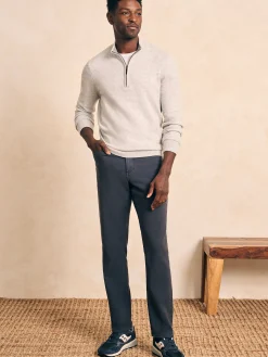 Faherty Brand Stretch Terry 5-Pocket Athletic Fit Pant -