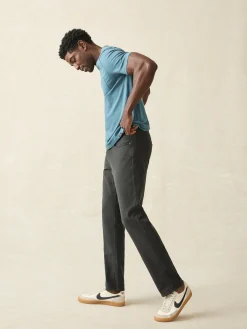 Faherty Brand Stretch Terry 5-Pocket Athletic Fit Pant -
