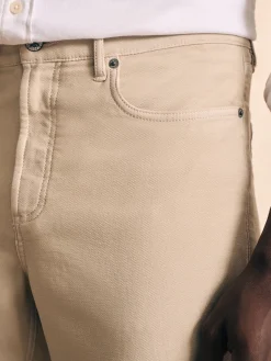 Faherty Brand Stretch Terry 5-Pocket Athletic Fit Pant -