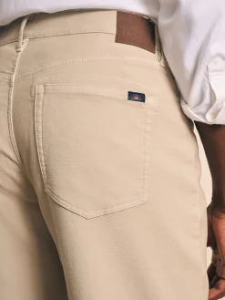 Faherty Brand Stretch Terry 5-Pocket Athletic Fit Pant -