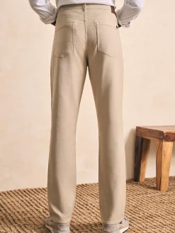 Faherty Brand Stretch Terry 5-Pocket Athletic Fit Pant -