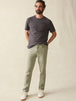 Faherty Brand Stretch Terry 5-Pocket Pant -