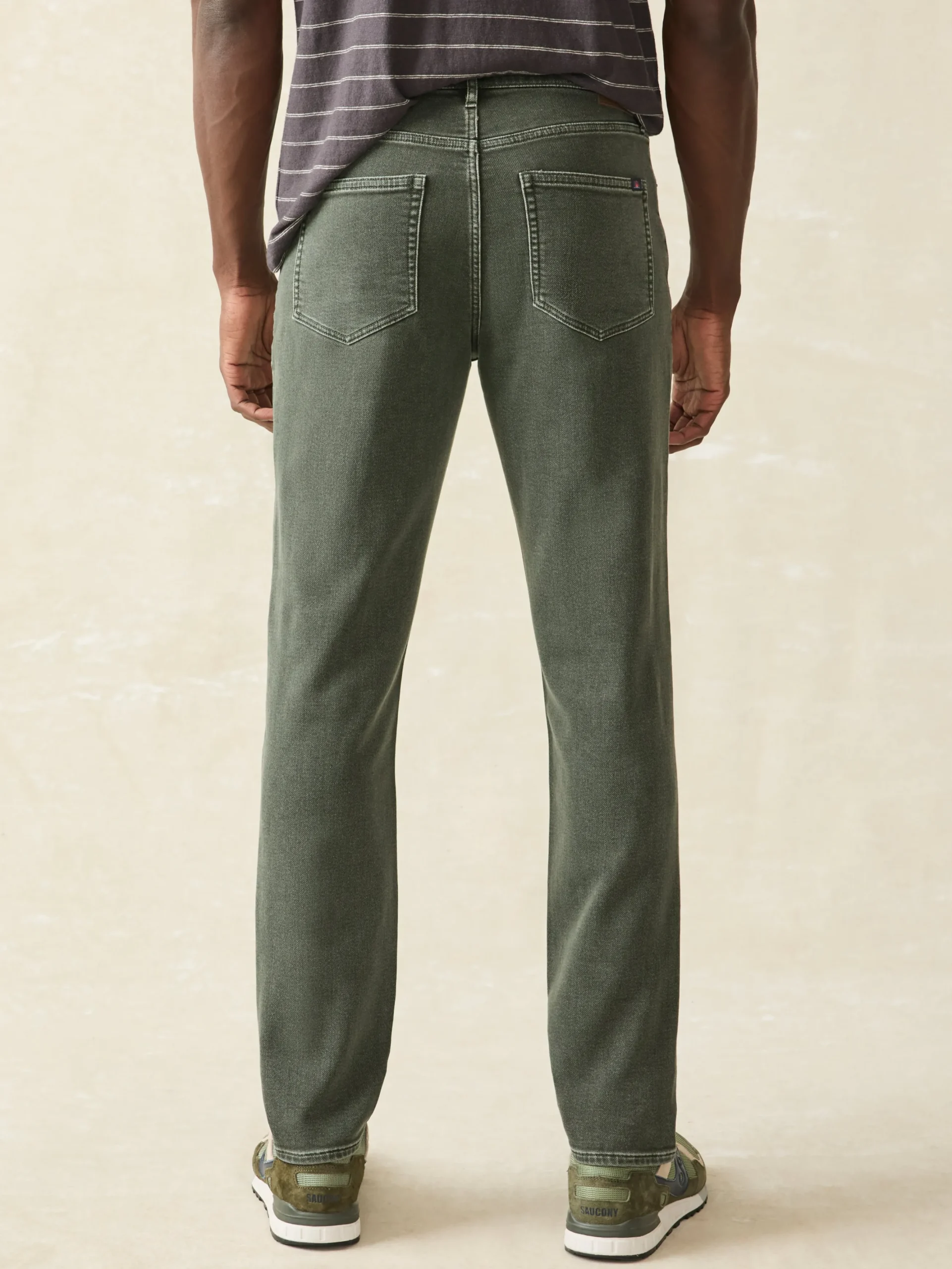 Faherty Brand Stretch Terry 5-Pocket Pant -